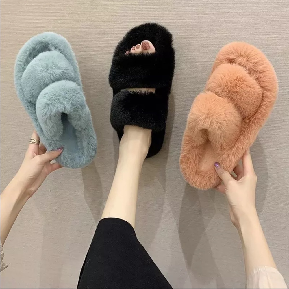 Fluffy House Slippers
